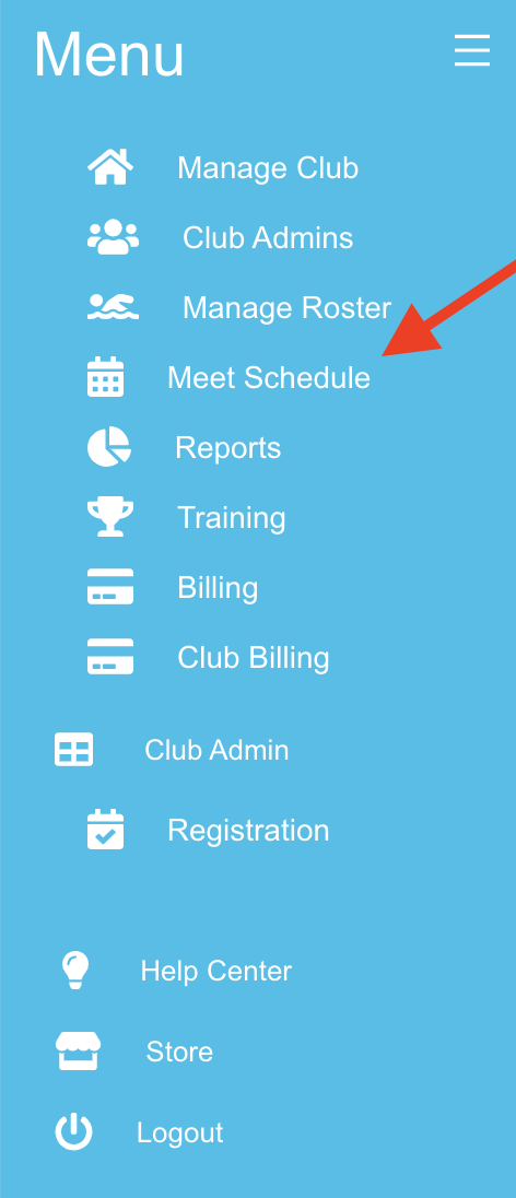 Export Meet Entries For An Upcoming Swim Meet